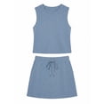 thumbnail image 7 of MINTREUS Womens 2 Piece Short Skort Set Summer Workout Tennis Skirt Athletic Sets, 7 of 7
