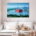 thumbnail image 2 of Elephant Stock Red Ship At Fort Lauderdale Wall Art - Horizontal Canvas Wall Art - Living Room Wall Decor - Transportation Canvas - Blue And Teal Decor - 48" x 32", 2 of 8