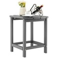 thumbnail image 2 of Costway 18'' Patio Adirondack Side Table Weather Resistant HDPE Garden Gray, 2 of 10