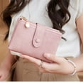 thumbnail image 2 of HAWEE Small Wallets for Women RFID Blocking Leather Trifold Compact Credit Card Holder with ID Window Ladies Zipper Coin Purse, 2 of 4