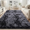 thumbnail image 2 of Alfombra ISEAU 152x244 cm Shaggy Antideslizante Gris Oscuro, 2 of 9