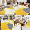 thumbnail image 5 of 8'x10' Area Rugs, Yellow Grey Indoor Outdoor Area Rug for Living Room Bedroom, Abstract Oil Painted Modern Geometric Washable Bathroom Rugs Kitchen Floor Carpet Mats Home Decor Aesthetic, 5 of 8