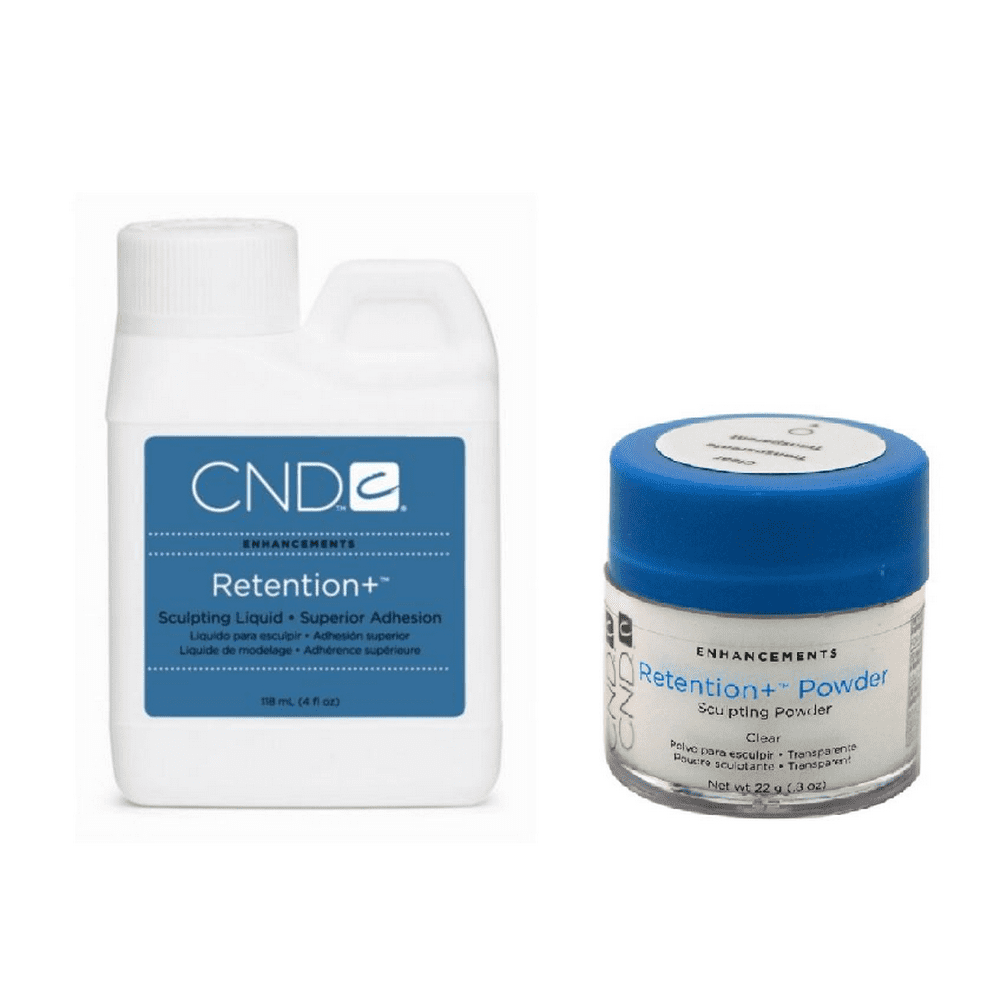 CND Retention+ Acrylic Nail Sculpting LIQUID 4OZ + Acrylic Nail