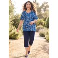 thumbnail image 2 of Catherines Women's Plus Size Suprema Short Sleeve Scoopneck Tee, 2 of 4