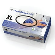 SensiCare Silk Nitrile Exam Gloves,Dark Blue,X-Large 230 Each / Box Item No: MDS7587H