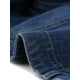 thumbnail image 5 of Chaqueta de mezclilla casual INSPIRE CHIC para mujer, con cuello, botones, de manga larga, estilo cropped, talla XL, azul oscuro, 5 of 6