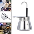 thumbnail image 4 of GUOOL Camping Stovetop Espresso Maker Stainless Steel, Convenient Polished with, 4 of 8