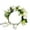 C, variant on Women Girls Artificial Flower Crown-Emulation Green Leaves Camellia Flower Headband Floral Headpiece Hair Wreath for Bridal Maternity Vacation Party Festival Photo Prop