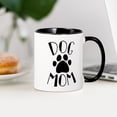 thumbnail image 3 of CafePress - Dog Mom Paw Mugs - 11 oz Ceramic Mug - Novelty Coffee Tea Cup, 3 of 4