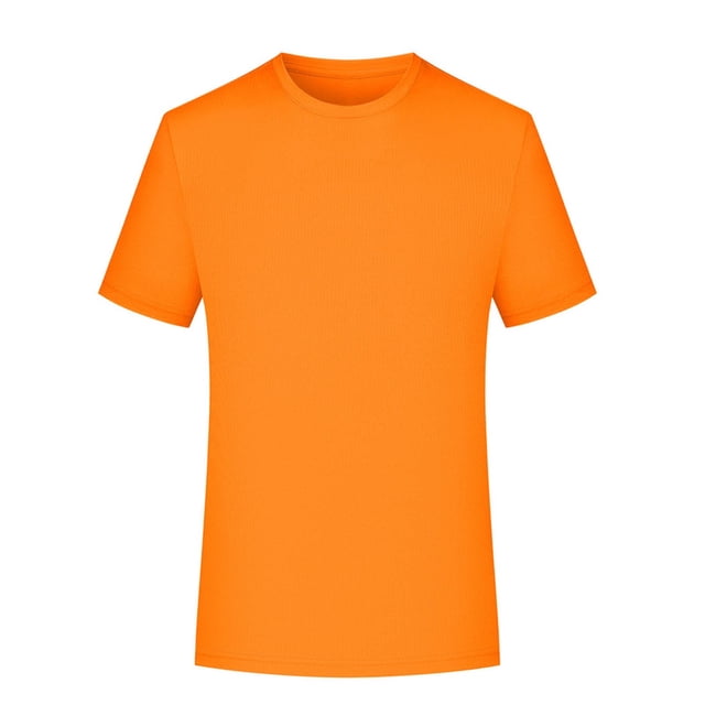 pstuiky camisetas camisas para hombre, Blusa deportiva informal de color liso con cuello redondo y manga corta elástica para hombre ropa de hombre s