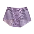 thumbnail image 2 of Ashirexll Plus Size Underwear for Women, Ladies Underwear Panties, Solid Color Lace Seamless High Waist High Elastic Hip Lift Panties, 2 of 4
