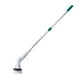 thumbnail image 2 of Cepillo extensible de limpieza con 5 cabezas de cepillo - Raspador eléctrico para baldosas, lechadas, bañera y suelo - Mango ajustable de 38", 450 RPM, impermeable IPX7 - Aleación de aluminio verde, 2 of 9