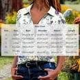 thumbnail image 3 of Enjoytime Women Shirts Collared Long Sleeve Half Zip Pullover Tops Fall Fashion Printed Business Casual Blouse, 3 of 6