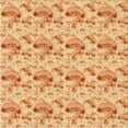thumbnail image 1 of Ahgly Company Indoor Square Patterned Neon Orange Area Rugs, 8' Square, 1 of 6