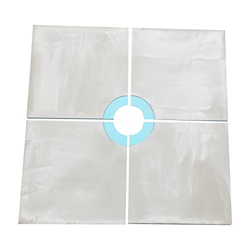 Trugard Systems LLC OTRAYCDL48X48-C CURBLESS SHOWER TRAY - 48" X 48" - CENTER DRAIN PLACEMENT