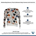thumbnail image 6 of Weekending  Plush Halloween Mug Crewneck with Socks Set (Women), 6 of 6