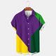thumbnail image 5 of Camisas de Lino para Hombres, Manga Corta Camisa de Boliche Vintage con Cuello Cubano, Botón de Verano de Playa Casual, 5 of 8