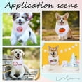 thumbnail image 4 of 12Pcs White Dog Bandana Pet Sublimation Triangle Scarf Personalized Blank Soft Polyester Fabric Washable Bib Kerchief Handkerchiefs for Small Medium Pets Birthday Party Gift DIY Decoration diy, 4 of 9