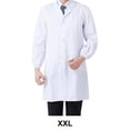 thumbnail image 3 of EIGTHTAIL Laboratory Coat Buttons Multi Short Sleeve Pet Shop Factory Work Clothes Internship Section Beautician Use Long Sleeve 3XL, 3 of 7