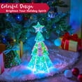 thumbnail image 3 of Joyfy 15 in Iridescent Christmas Tree Light Decorations, 100 LED Cool White Lights for Indoor Holiday Décor, Christmas Eve Night Décor, 3 of 7