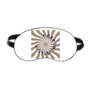 Line Radiation Responsibility Circle Sleep Eye Shield Soft Night Blindfold Shade Cover