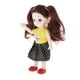 thumbnail image 2 of Muñeca BJD Gril de 16 cm y 13 articulaciones, escala 1/12, ideal como regalo de cumpleaños, juguetes para niños, suministros de bricolaje. A5 Cabello rizado castaño, 2 of 7