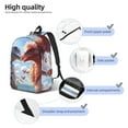 thumbnail image 4 of Yiaed Red And White Bird Couple Print Backpack, Premium Laptop Backpack, Travel Backpack for Women, Lightweight Backpacks, Comfortable Back Pack-Medium, 4 of 5