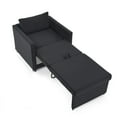Pull Out Couch, 2 in 1 Convertible Sofa Bed Sleeper Couch with Armrest