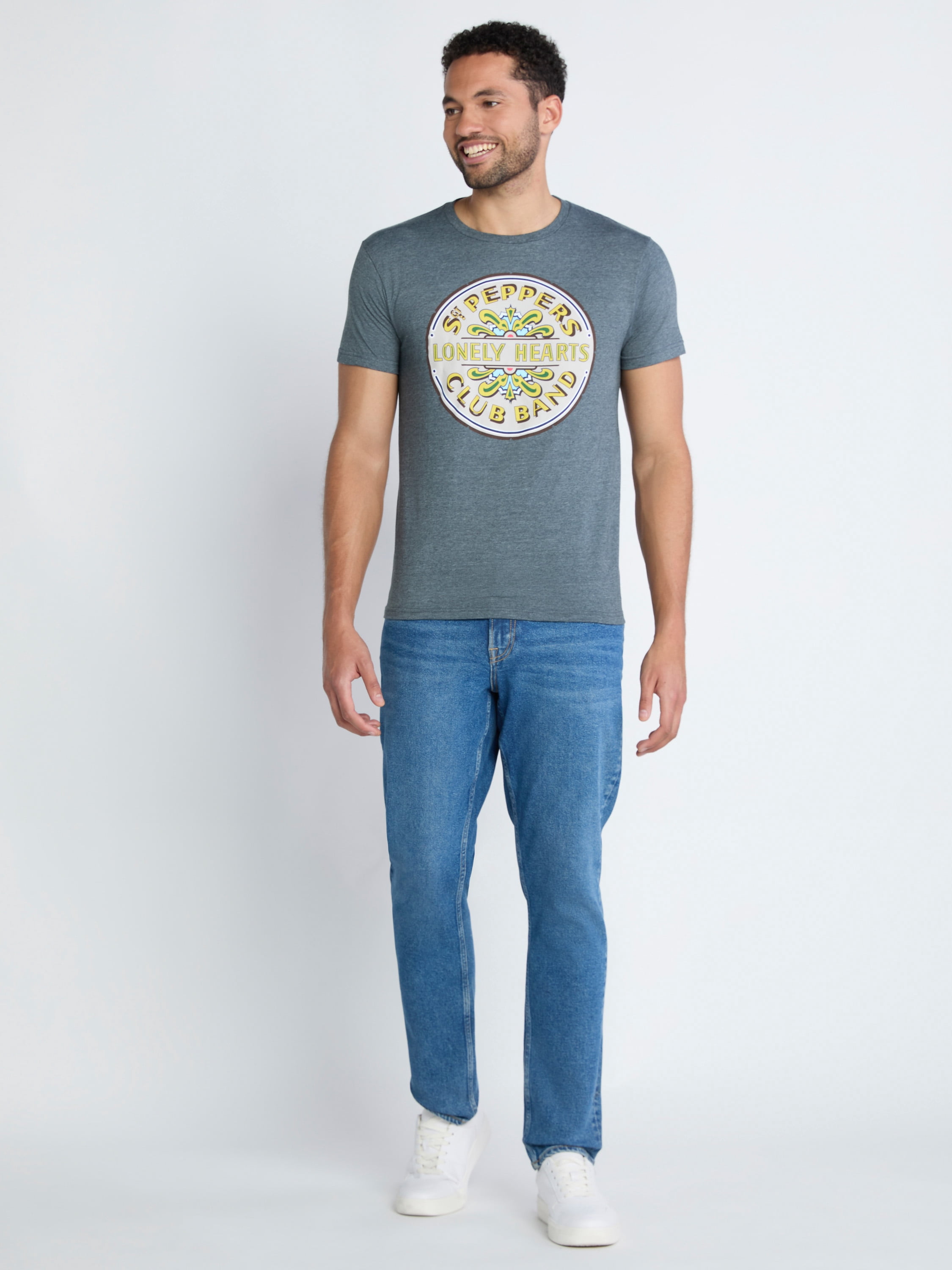 The Beatles Men's and Big Men's Graphic Tee Shirts, 2-Pack, Sizes S-3XL