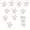 White, variant on 10 Pack Coastal Starfish Cabinet Knobs, Ceramic Drawer Pulls with Mounting Screws, Ocean Beach Style Furniture Knobs for Dresser Wardrobe Kitchen Cupboard