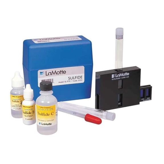 Lamotte Water Testing Kit,Sulfide,0.2 to 20 PPM 4456-01