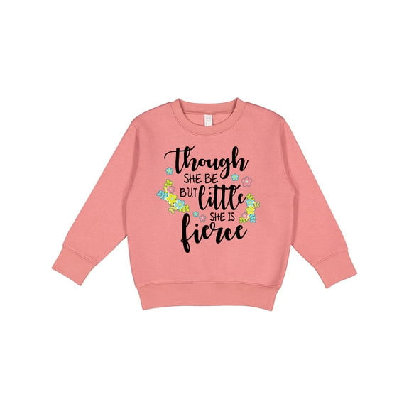 Inktastic Though She Be but Little She is Fierce Shakespeare Toddler Sweatshirt