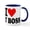 White/Navy Inside, variant on - Ilove_Myboss Ceramic Mug - 11 oz Ceramic Mug - Novelty Coffee Tea Cup