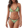 thumbnail image 1 of Fotbe Lemon (3) Traje de Baño para Mujer de Dos Piezas – Bikini Sexy de Tirantes Tipo Halter con Diseño Triangular, 1 of 6