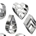 thumbnail image 2 of Polymer Clay Cutter Stainless Steel Pottery Polymer Clay Tool DIY Earring Cutting Mold Jewelry Making, 2 of 8
