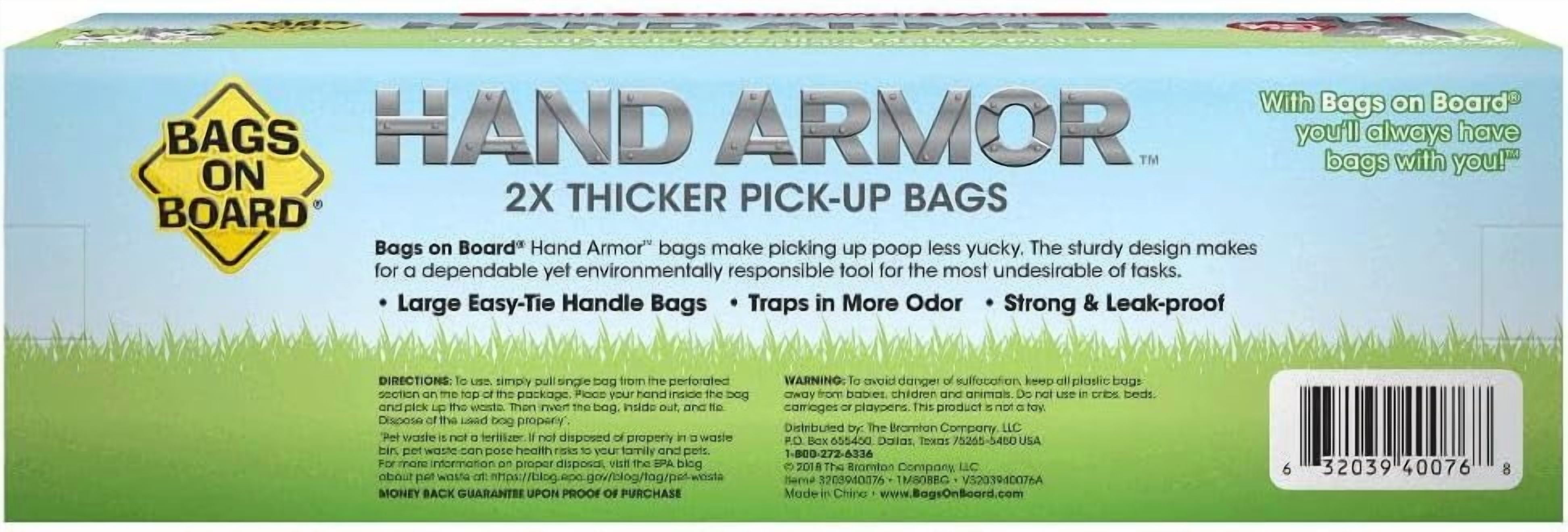 Dog Poop Bags - Extra Thick Waste Pickup Bags with Easy Tie Handles - Easy Dispensing Drawer Pack - 200 Count