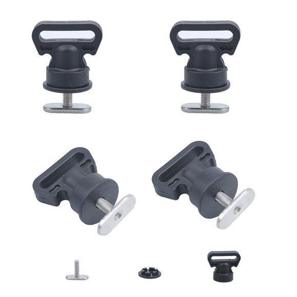 Accesorios para Kayak Thorn Montaje en Riel para Amarras x4 Negro