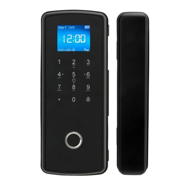 Keypad Entry Door Lock, Security Biometric Fingerprint Door Lock Semiconductor For Apartment For Office Glass Door For Villa