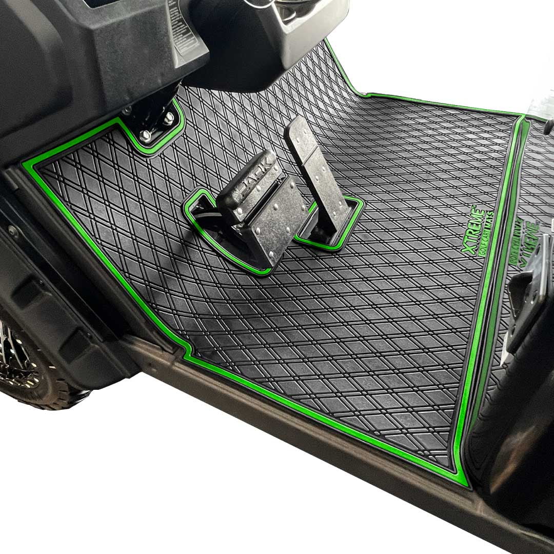 Xtreme Mats Full Coverage Golf Cart Floor Mat Liner Fits Ezgo S2 Or S4 2022 Hexagon Flooring 6976