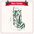 thumbnail image 3 of Salouo Palm Branch With Leaves Print Christmas Decorations Stockings 1 Pack 18'' Xmas Stockings Holiday Stocking Personalized Farmhouse Decor for Home Family Party Tree, 3 of 7