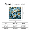 thumbnail image 5 of Daisy Inserts with Chair Pillow Covers - Set of 2, Unique Patterns, Various Sizes 16x16, 18x18, 20x20 Inches for Home Decor and Special Occasions, 5 of 6