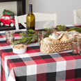 thumbnail image 4 of Design Imports Nappe à Carreaux Tricolore Rouge Cardinal, 4 of 4