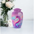 thumbnail image 5 of Dragon Funeral Urn For Human Ashes Large, Blue Urn For Human Ashes Adult Female Mom, 1 Large With Small Urns For Adults Set Of 4, Purple Cremation Urns For Mother And Father, 10&3 Inch, 5 of 7