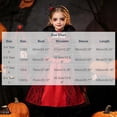 thumbnail image 3 of BFHHYA Girls Halloween Clothes 4 Piece Set Medieval Lace Mesh Long Sleeve Dress with Magic Wand, Headband, Bracelet and Necklace Kids Witch Outfits for Hoilday Party Wear, 3 of 5
