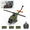Army Green-3 Battery, variant on YU Xiang F07 UH-1 Huey RC Helicopter, 1:34 Scale 6CH Intelligent 6G Aileronless Dual-Axis RC Helicopter with Co-Drive Motors & Optical Flow Positioning - RTF