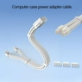 thumbnail image 6 of CPU 8pin to 4+4pin Detachable Male to Male Extension Power Cable for PC, 6 of 20