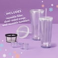 thumbnail image 7 of Mr. Coffee® Single-Serve Frappe™, Iced, and Hot Coffee Maker and Blender, Black with 2 To-Go Tumblers, Reusable Coffee Filter, 7 of 7