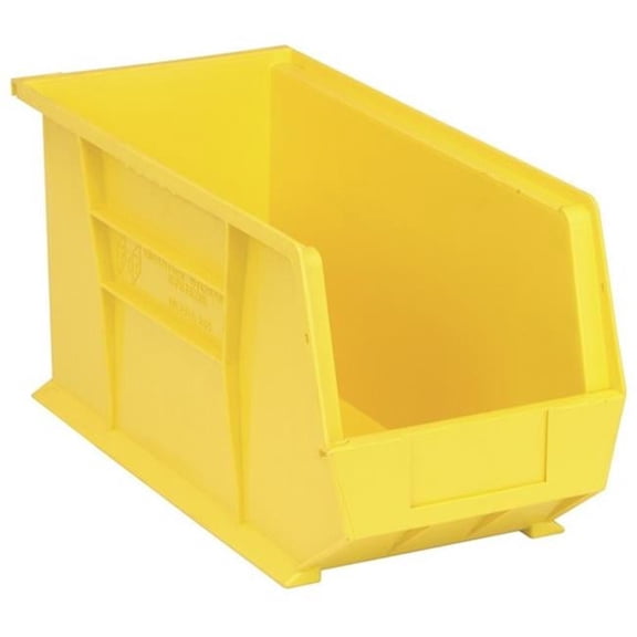 Ultra Stack & Hang Bin, Yellow - 18 x 8.25 x 9 in.