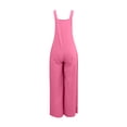 thumbnail image 4 of NECHOLOGY Combinaison en Denim à Manches Courtes pour Femmes, Rose Vif, Taille m, 4 of 5
