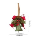 thumbnail image 3 of Adorno Navideño con Forma de Lazo, Piñas y Campanas para Árbol de Navidad., 3 of 6